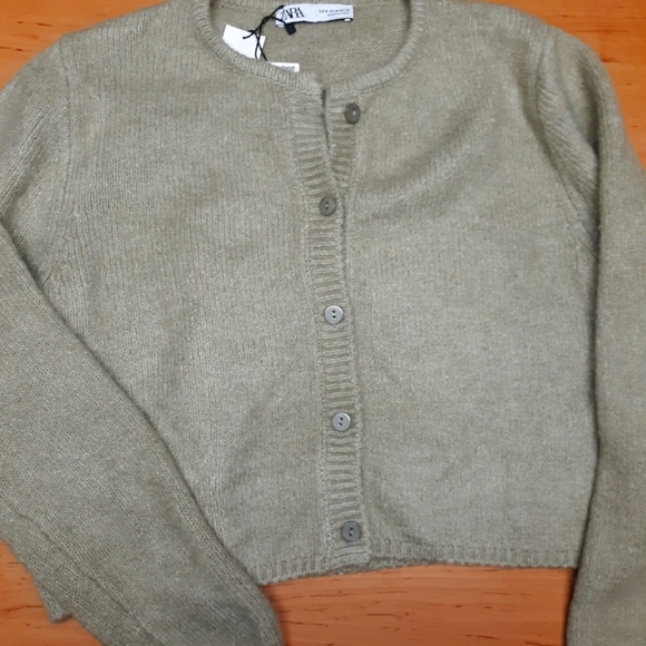 Zara Cropped Sweater - Picture 1 of 10